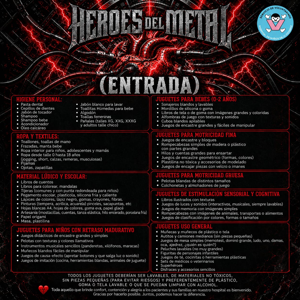 AYUDEMOS AL HOSPITAL GUTIERREZ